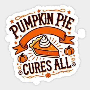 Funny Thanksgiving Saying, Pie Lover Sticker